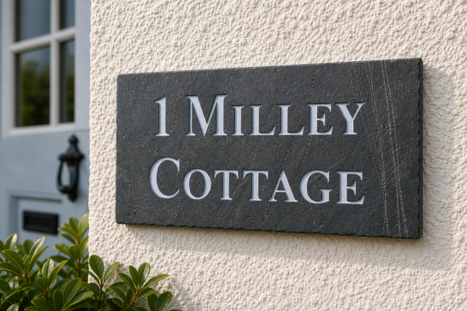 Premium Reflective Welsh Slate Sign image 5