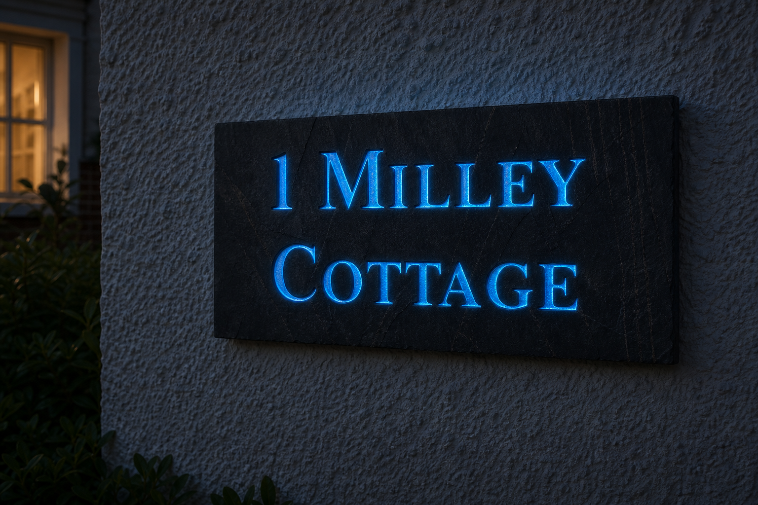 Premium Reflective Welsh Slate Sign image 7