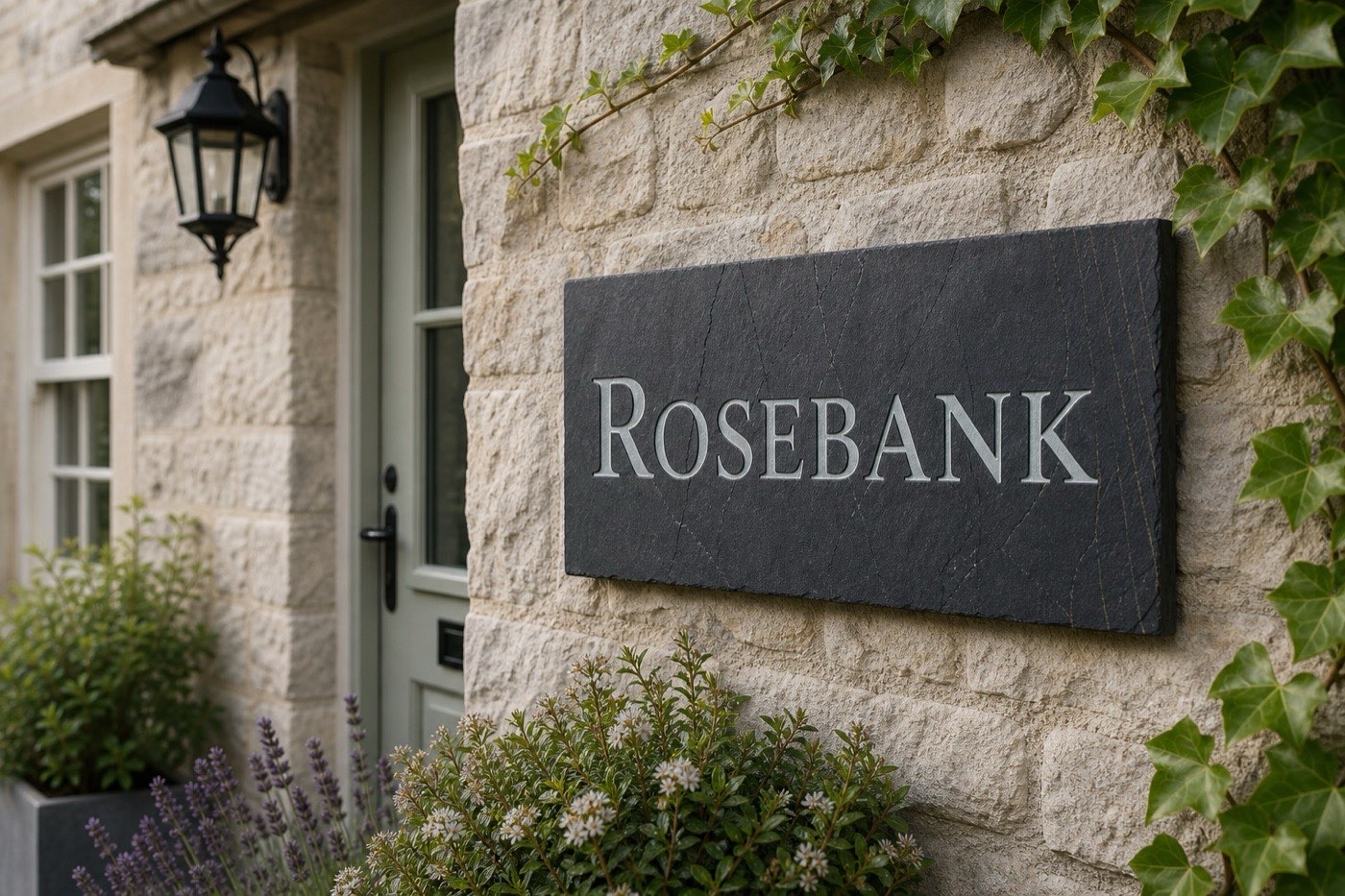 Premium Reflective Welsh Slate Sign image 8