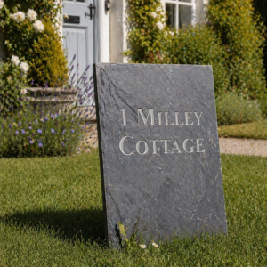 Premium Reflective Welsh Slate Sign